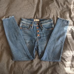 Madewell 10in High Rise Skinny Jeans